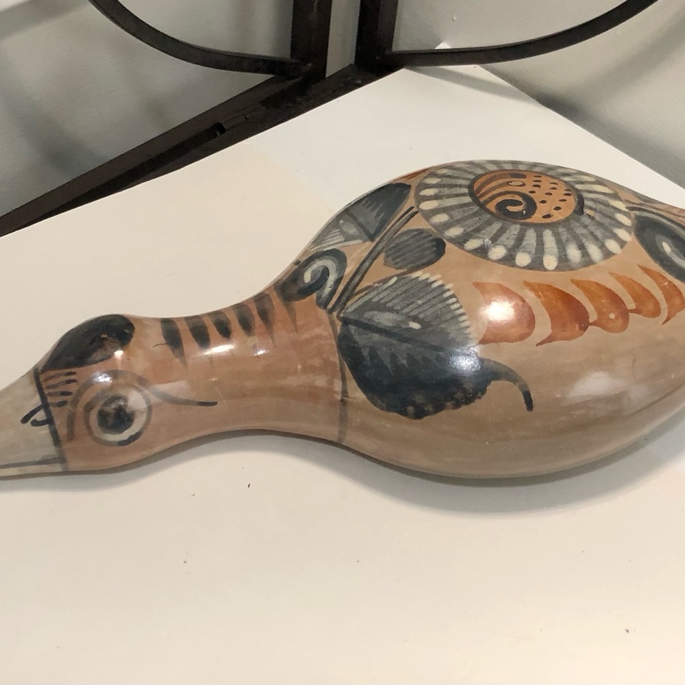 Mexican Ceramic Duck, 11 x 6”